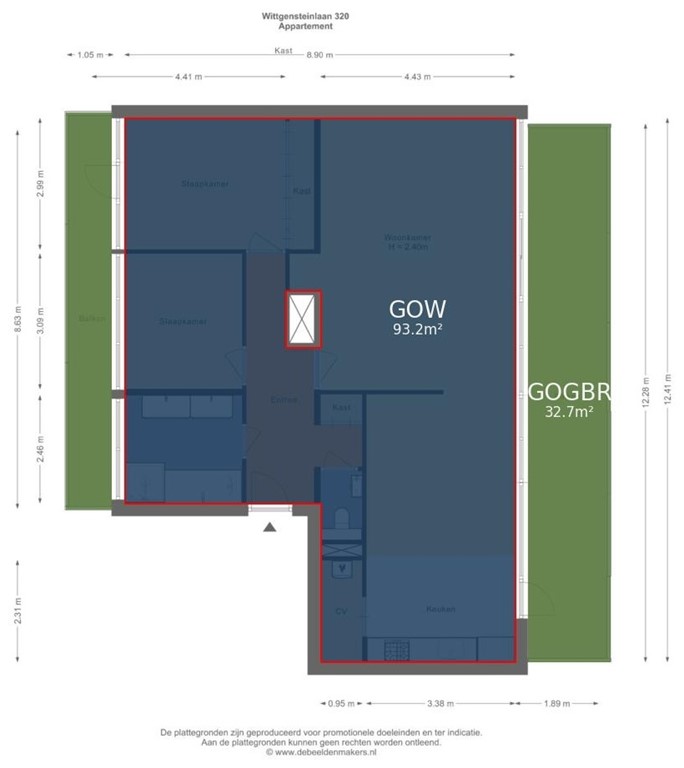 mediumsize floorplan